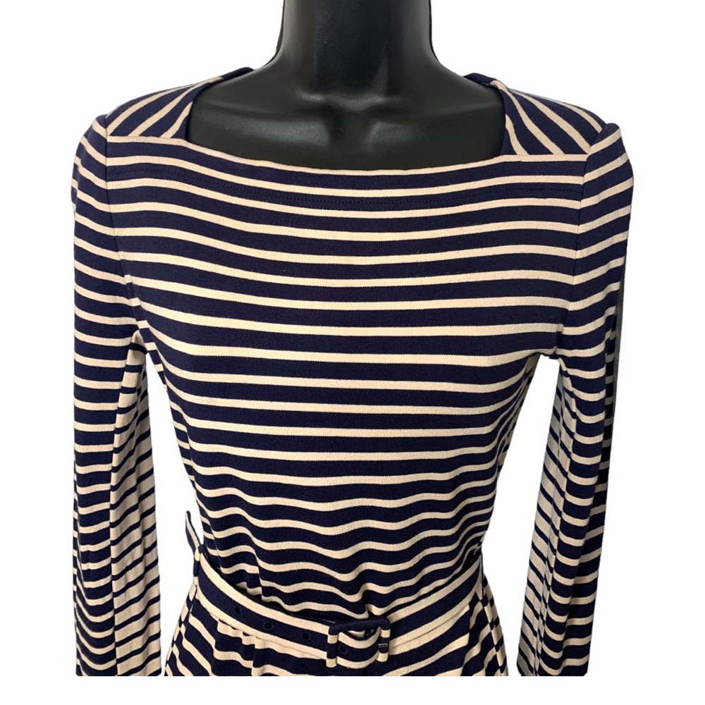 Tory Burch Callan Striped Long-Sleeve Dress Sz XS EUC - Picture 6 of 14